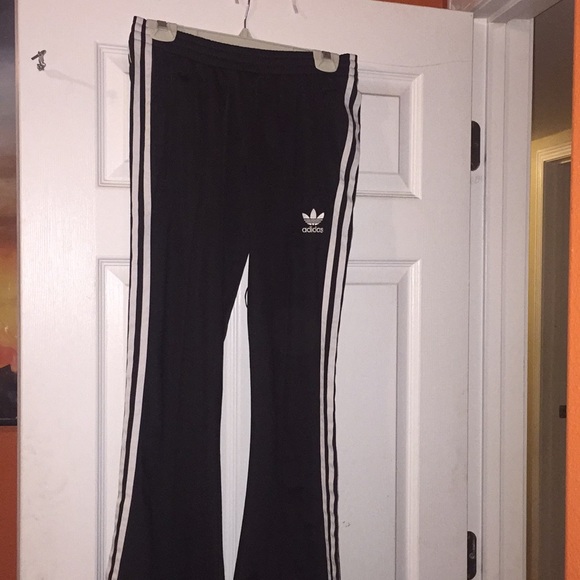 bell bottom adidas tracksuit